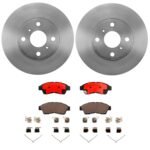Brembo OE Front Brake Kit with Ceramic Pads 92-93 Lexus ES300/91-00 Camry/93-97 Corolla (255mm)