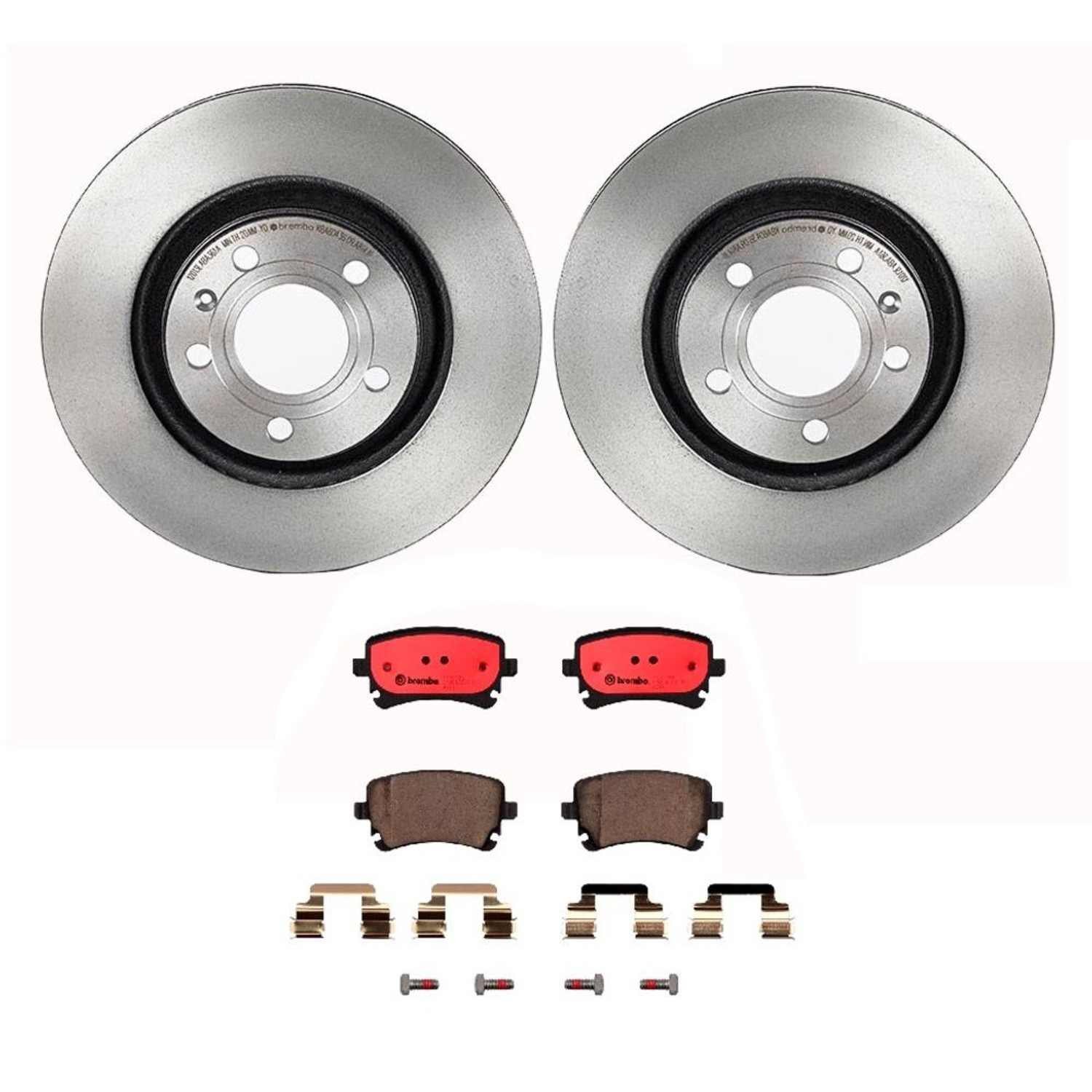BR_KT00564_Kit.jpg Brembo OE Rear Brake Kit with Ceramic Pads Audi (300mm) - Image 1