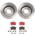 Brembo OE Rear Brake Kit with Ceramic Pads Audi (256mm)