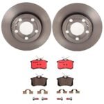 Brembo OE Rear Brake Kit with Ceramic Pads Audi (239mm)