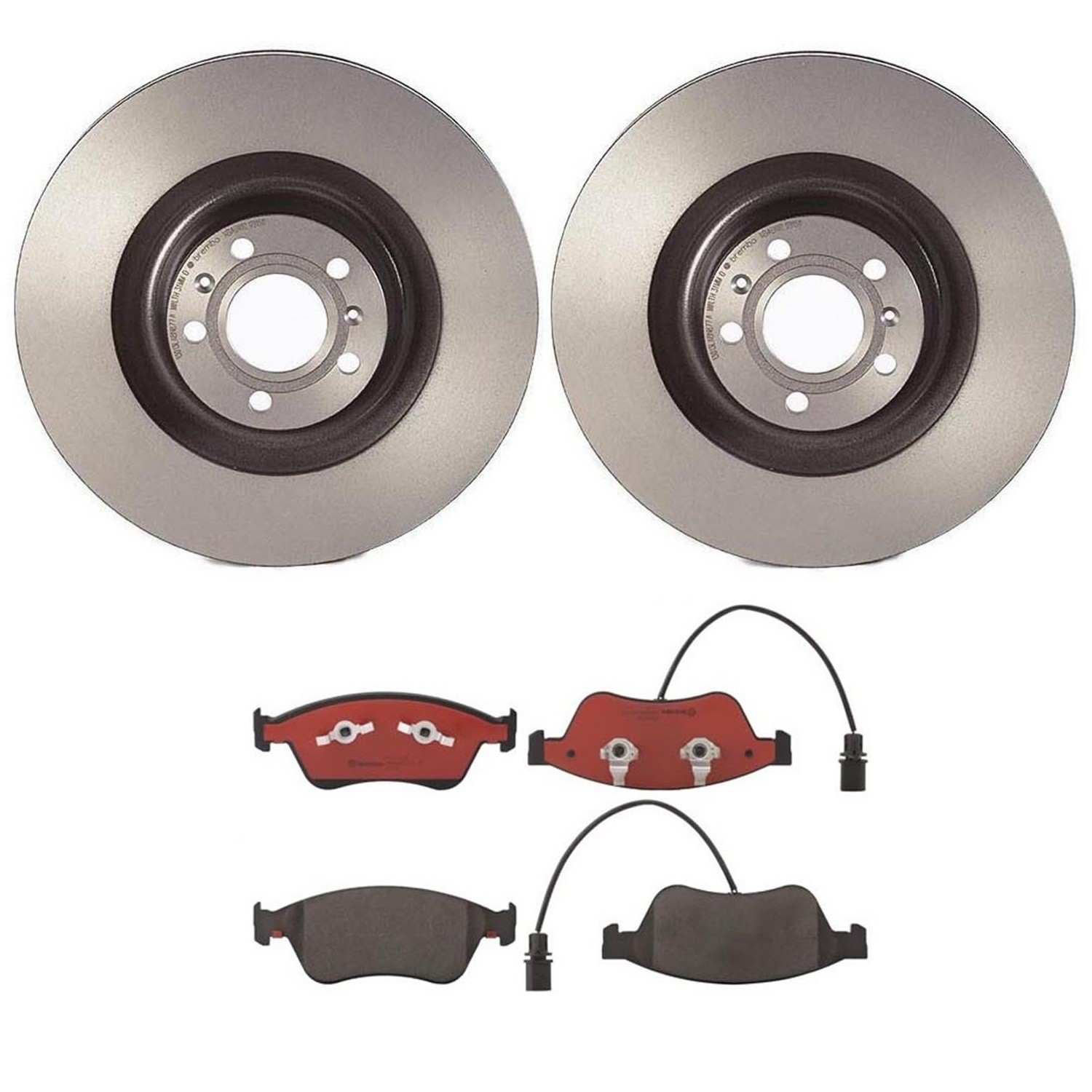 BR_KT00588_Kit.jpg Brembo OE Front Brake Kit with Ceramic Pads VW/Audi (360mm) - Image 1