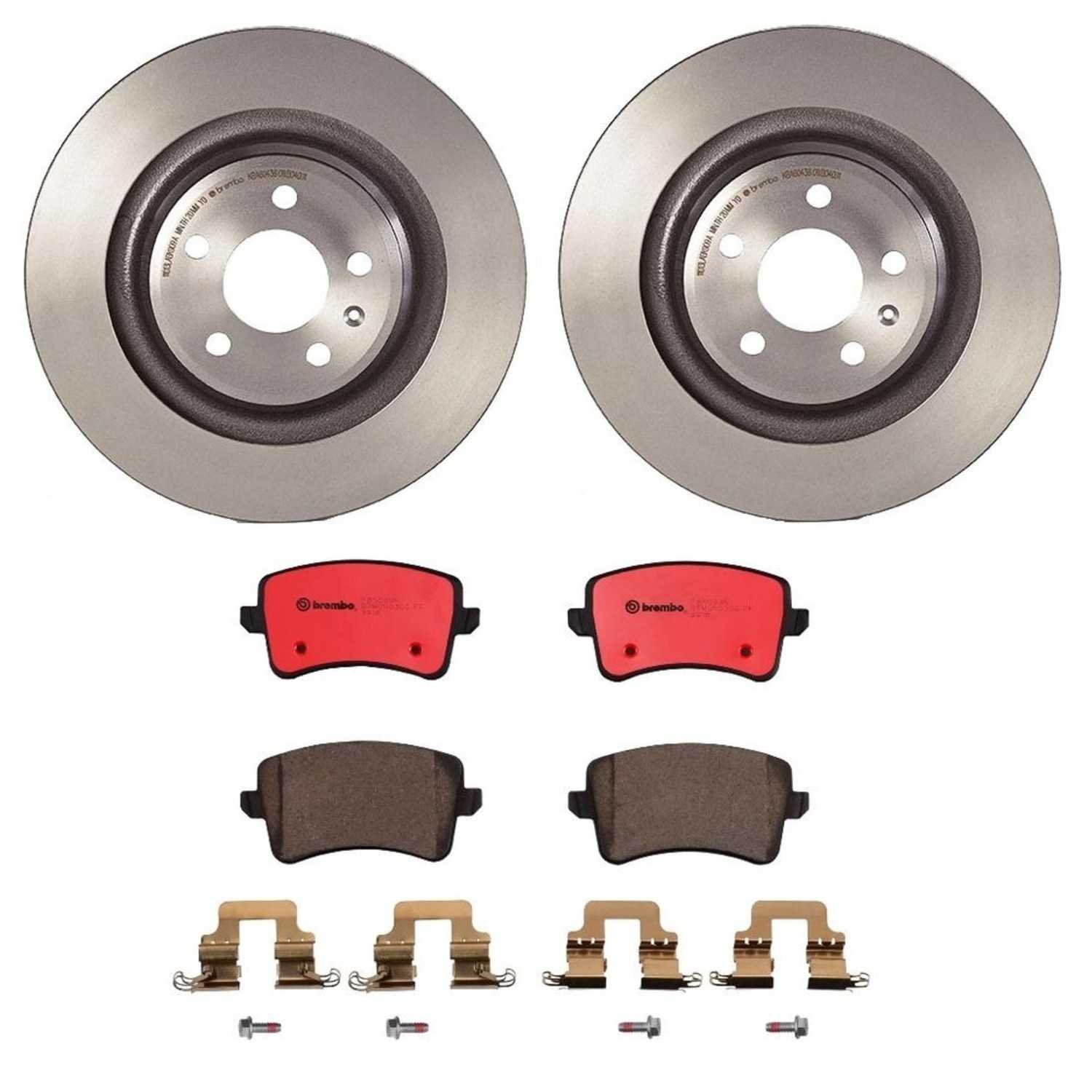 BR_KT00622_Kit.jpg Brembo OE Rear Brake Kit with Ceramic Pads Audi (330mm) - Image 1