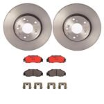 Brembo OE Front Brake Kit with Ceramic Pads 97-99 Acura CL (282mm)