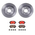 Brembo OE Rear Brake Kit with Ceramic Pads 08-11 Chrysler Town & Country/Dodge Grand Caravan (305mm)