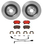 Brembo OE Rear Brake Kit with Ceramic Pads 15-18 Audi A8 Quattro (356mm)