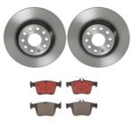 Brembo OE Rear Brake Kit with Ceramic Pads VW/Audi (300mm)