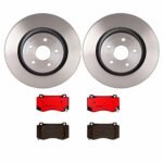 Brembo OE Front Brake Kit with Ceramic Pads 08-20 Dodge Challenger/07-10 Jeep Grand Cherokee (360mm)