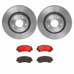 Brembo OE Front Brake Kit with Ceramic Pads 14-19 Nissan Rogue/17-19 Rogue Sport (296mm)