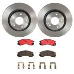 Brembo OE Front Brake Kit with Ceramic Pads 91-96 Dodge Stealth (294mm)