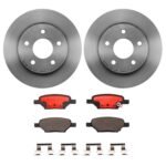 Brembo OE Rear Brake Kit with Ceramic Pads 05-08 Chevy Cobalt/04-07 Ion (270mm)