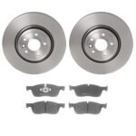 Brembo OE Front Brake Kit with Ceramic Pads 17-19 Jaguar F-Pace/XE/XF (325mm)