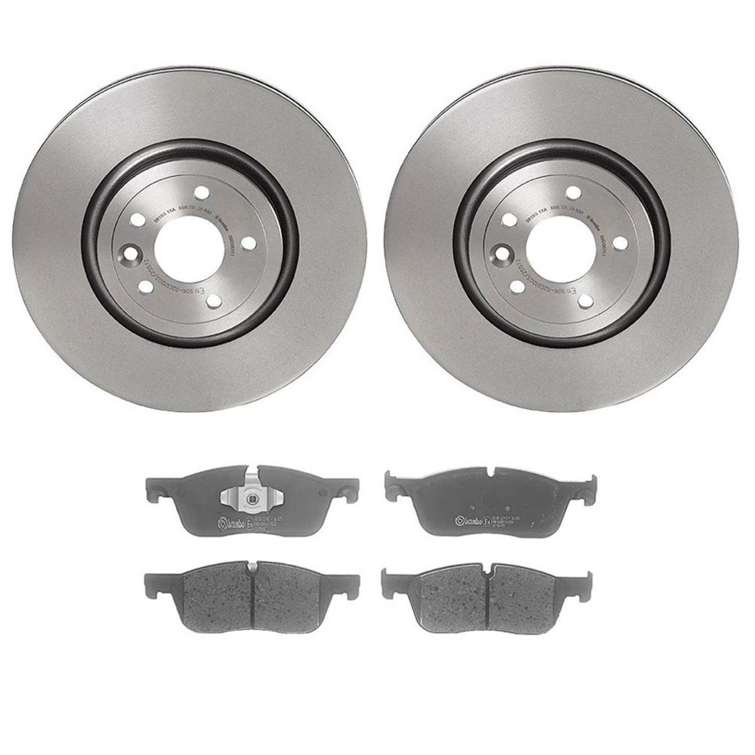 BR_KT00947_Kit.jpg Brembo OE Front Brake Kit with Ceramic Pads 17-19 Jaguar F-Pace/XE/XF (325mm) - Image 1
