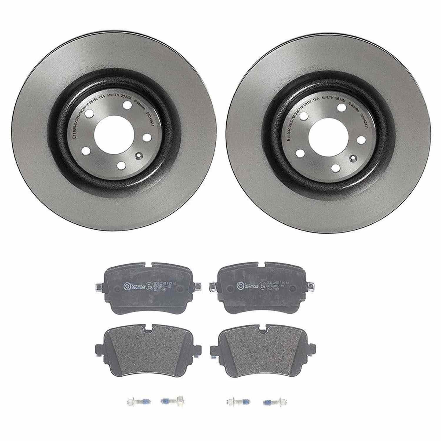BR_KT00994_Kit.jpg Brembo OE Rear Brake Kit with Ceramic Pads Audi (350mm) - Image 1