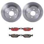 Brembo OE Rear Brake Kit with Ceramic Pads BMW (258mm)