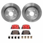 Brembo OE Rear Brake Kit with Ceramic Pads 00-01 Lexus ES300/Toyota Camry/05-10 Scion tC (269mm)