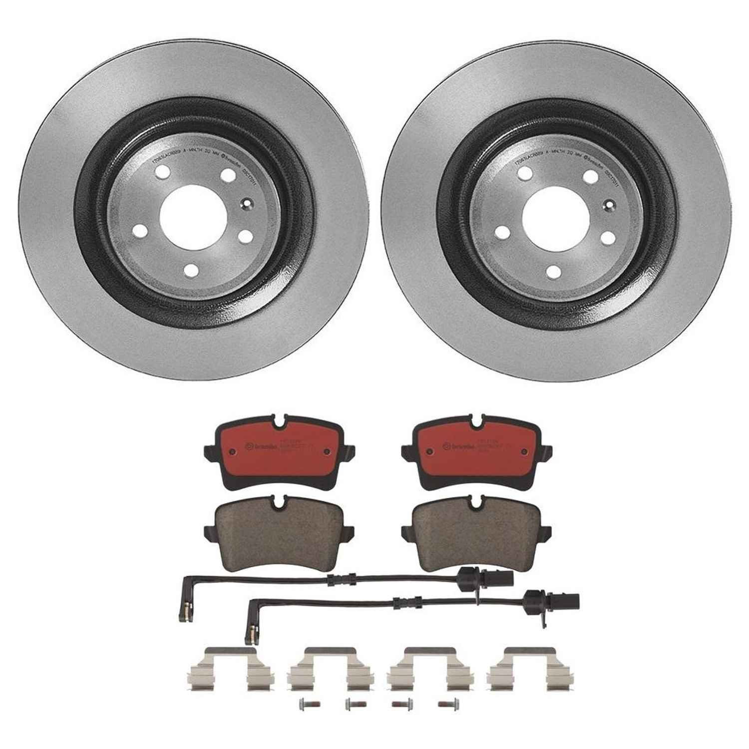 BR_KT00A22_Kit.jpg Brembo OE Rear Brake Kit with Ceramic Pads Audi (356mm) - Image 1