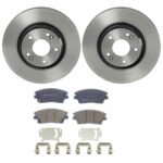 Brembo OE Front Brake Kit with Ceramic Pads 17-20 Hyundai Elantra/16-21 Tucson (305mm)