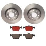 Brembo OE Rear Brake Kit with Ceramic Pads Audi (272mm)