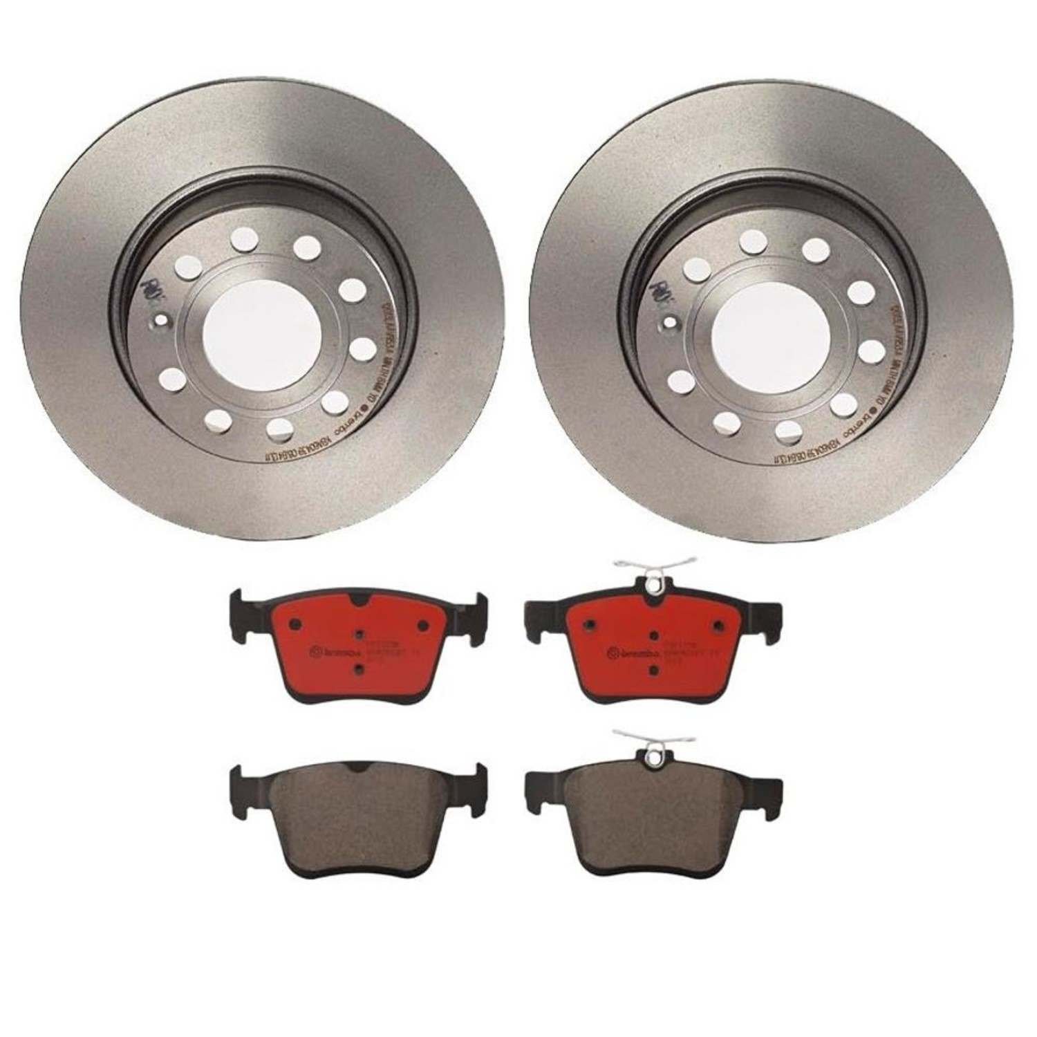 BR_KT00A37_Kit.jpg Brembo OE Rear Brake Kit with Ceramic Pads Audi (272mm) - Image 1