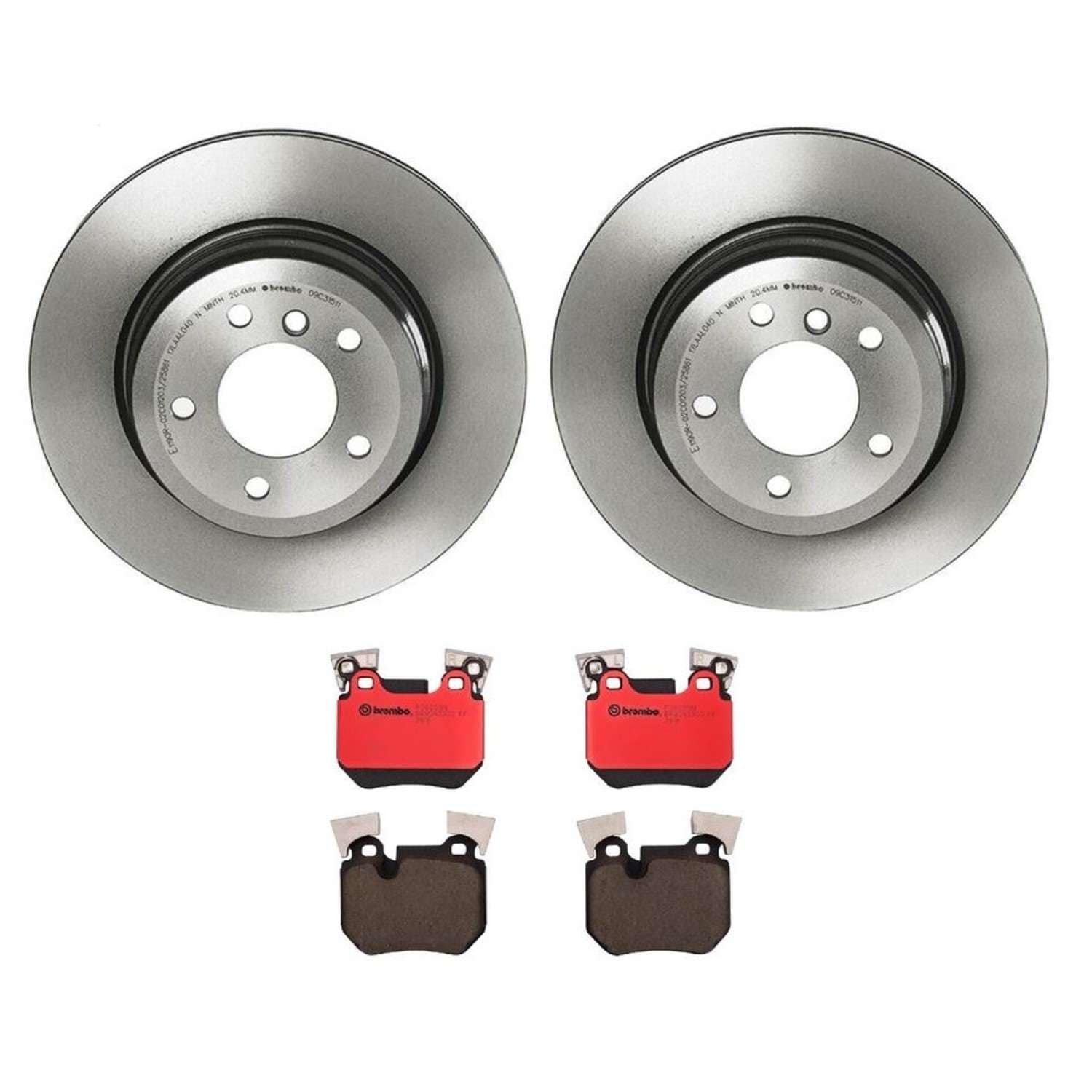 BR_KT00A95_Kit.jpg Brembo OE Rear Brake Kit with Ceramic Pads BMW (324mm) - Image 1