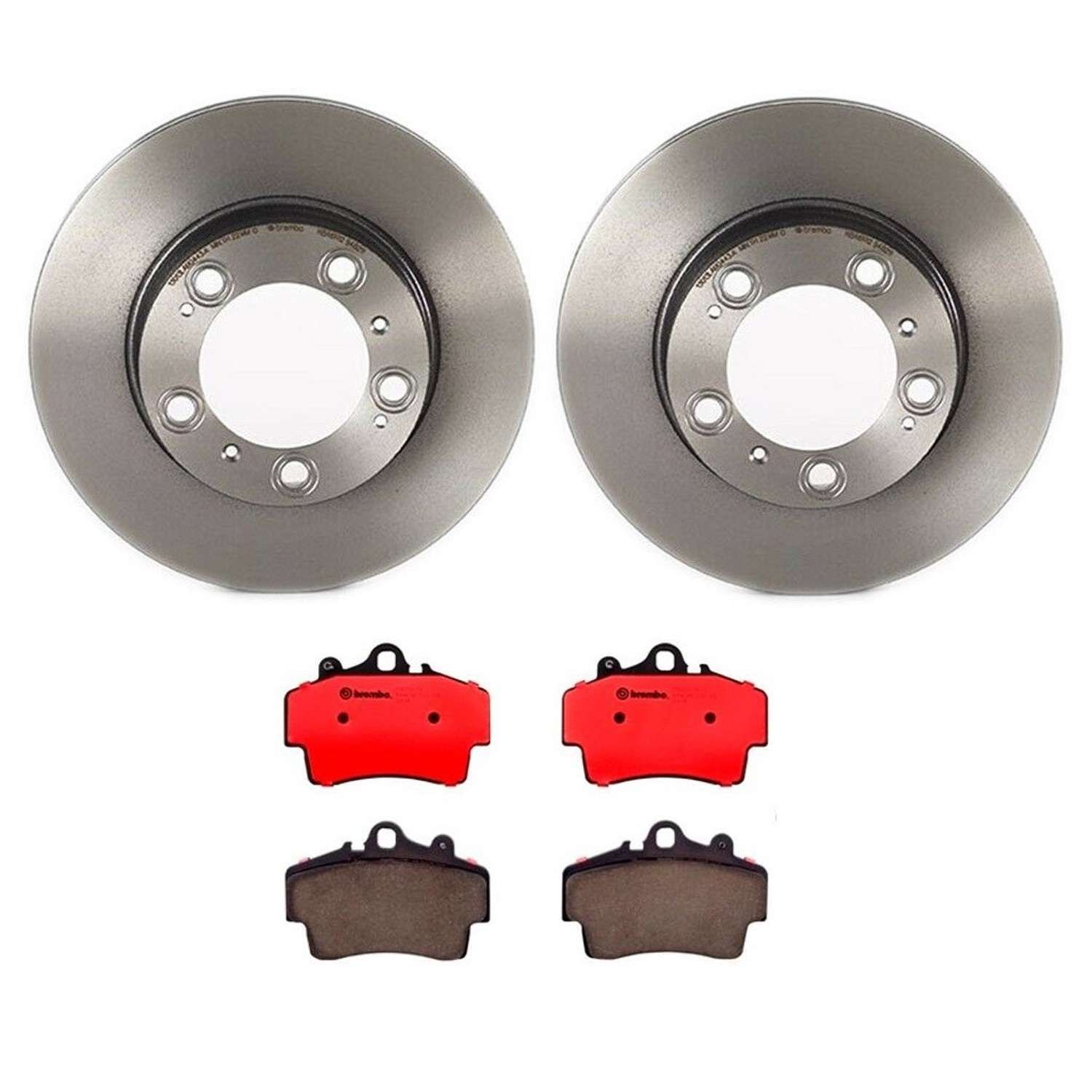 BR_KT00B04_Kit.jpg Brembo OE Front Brake Kit with Ceramic Pads Porsche (298mm) - Image 1