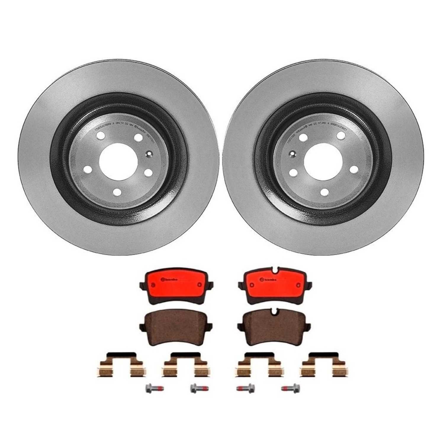 BR_KT00B12_Kit.jpg Brembo OE Rear Brake Kit with Ceramic Pads Audi (356mm) - Image 1