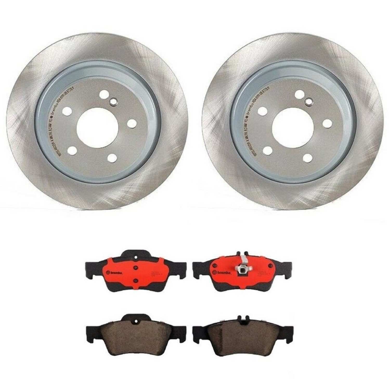BR_KT00B34_Kit.jpg Brembo OE Rear Brake Kit with Ceramic Pads Mercedes (300mm) - Image 1