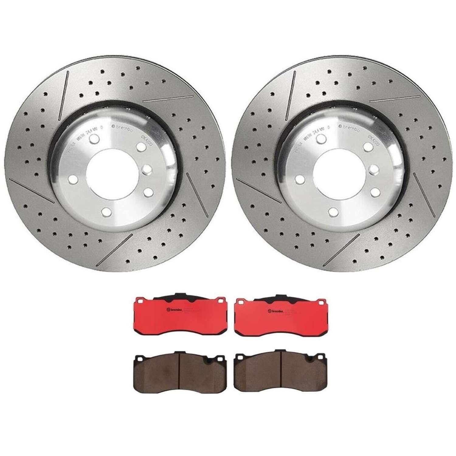 BR_KT00B90_Kit.jpg Brembo OE Front Brake Kit with Ceramic Pads BMW / MINI (338mm) - Image 1