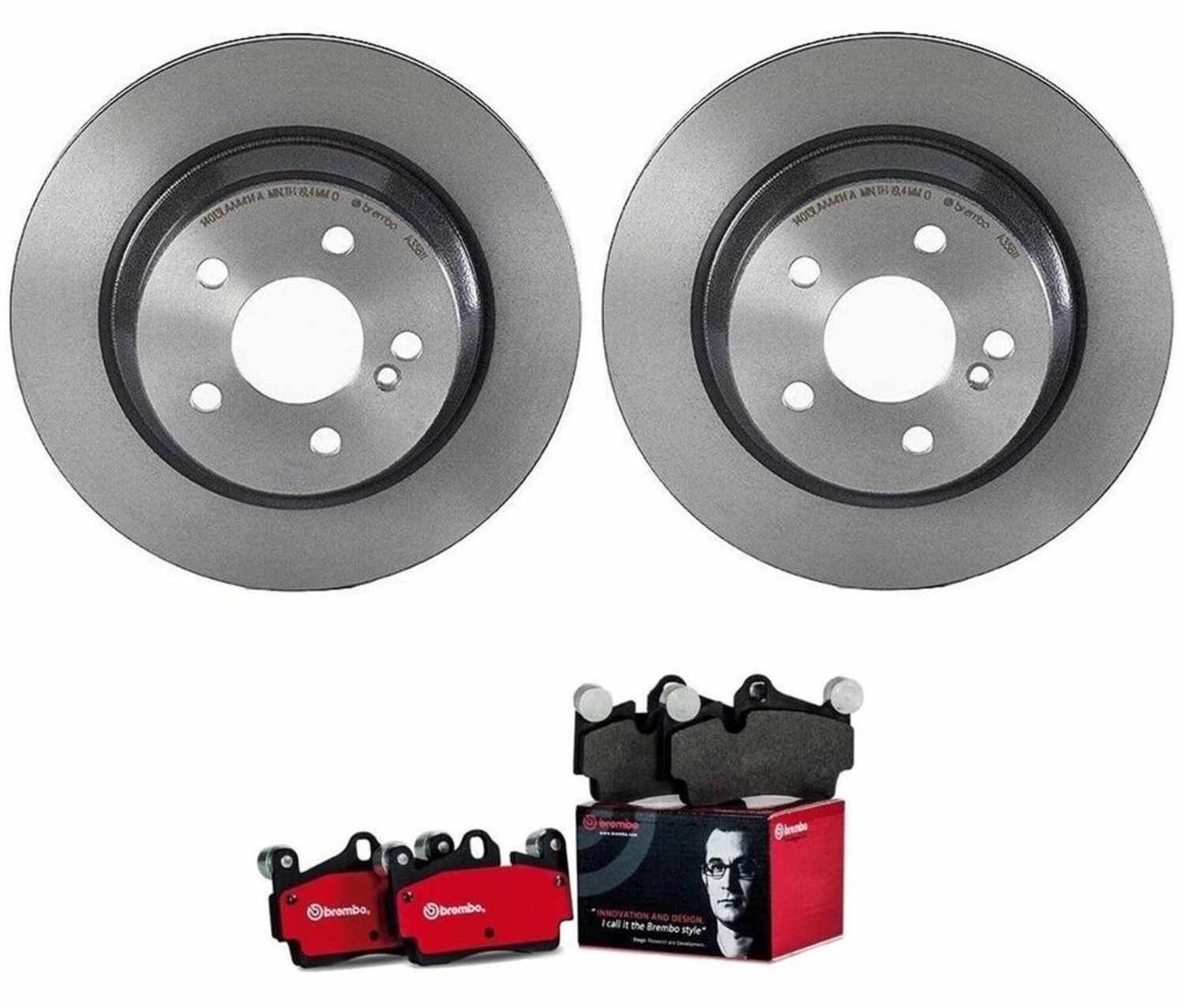 BR_KT00C00_Kit.jpg Brembo OE Rear Brake Kit with Ceramic Pads Mercedes (300mm) - Image 1