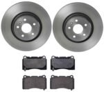 Brembo OE Front Brake Kit with Low Metallic Pads Audi (345mm)