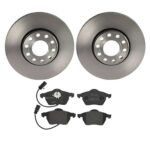 Brembo OE Front Brake Kit with Low Metallic Pads VW/Audi (288mm)