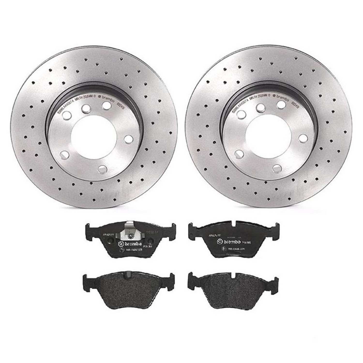BR_KTX4099_Kit_b70caae3-b8e4-4899-b5f8-3c22dab8d765.jpg Brembo OE Front Brake Kit with Ceramic Pads VW (256mm) - Image 1