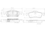 Brembo OE Prem NAO Ceramic Pads (Rear) - MINI - Image 2