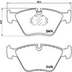 Brembo OE Prem LowMet Pads (Front) - BMW - Image 2