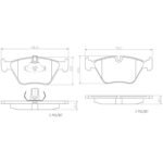 Brembo OE Prem NAO Ceramic Pads (Front) - BMW - Image 2