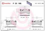 Brembo OE LowMet Brake Pads (Front) - Alfa - Image 2