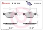 Brembo OE LowMet Brake Pads (Front) - Mercedes - Image 2