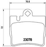 Brembo OE Prem LowMet Pads - Mercedes - Image 2