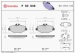 Brembo OE Prem LowMet Pads (Front) - Mercedes - Image 2