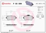 Brembo OE Prem LowMet Pads (Rear) - Mercedes - Image 2