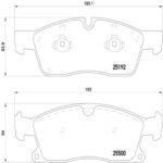 Brembo OE Prem LowMet Pads (Front) - Mercedes - Image 2