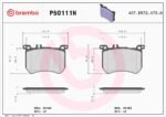 Brembo OE Prem NAO Ceramic Pads (Front) - Mercedes - Image 2