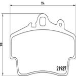 Brembo OE Prem LowMet Pads (Front) - Porsche - Image 2