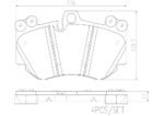 Brembo OE Prem NAO Ceramic Equivalent Pads (Front) - Audi / Porsche - Image 2