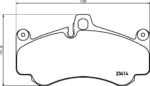 Brembo OE Prem NAO Ceramic Pads (Front) - Porsche - Image 2