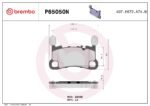 Brembo OE PRIME Ceramic Brake Pads (Rear) - Porsche - Image 2