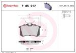 Brembo OE Prem LowMet Pads (Rear) - Audi - Image 2