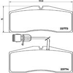 Brembo OE Prem LowMet Equivalent Pads (Front) - Audi - Image 2