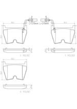 Brembo OE Prem NAO Ceramic Pads (Front) - Audi - Image 2