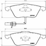 Brembo OE Prem LowMet Pads (Front) - Audi - Image 2